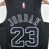 BULLS JORDAN #23 Black Glory Edition Top Quality Hot Pressing NBA Jersey 荣耀版