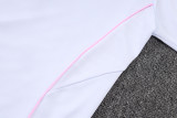 25-26 JUV White Half Pull Tracksuit (半拉链)