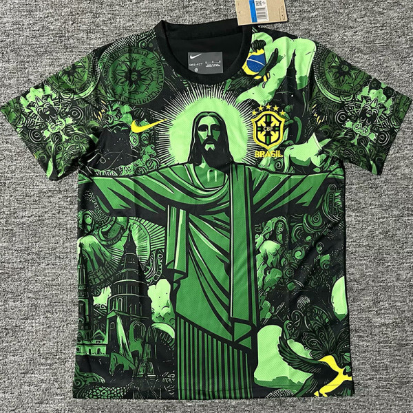 24-25 Brazil Green Special Edition Fans Soccer Jersey (耶稣绿色)