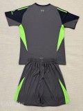25-26 LIV Black GoalKeeper Kids Soccer Jersey (绿标)