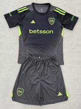 25-26 River Plate Black GoalKeeper Kids Soccer Jersey