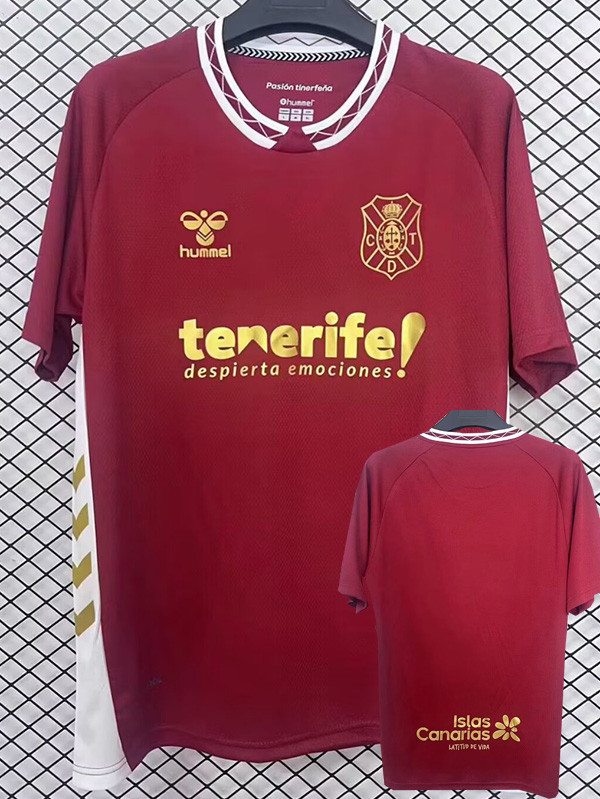 25-26 CD Tenerife Away Fans Soccer Jersey