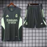 25-26 RMA Army green Tank top and shorts suit