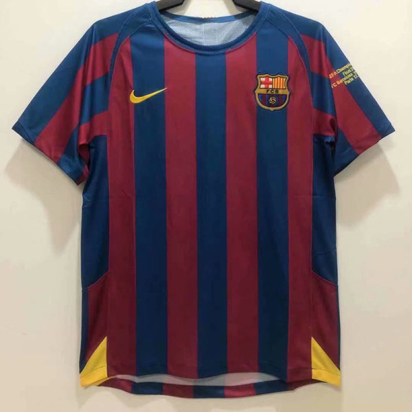 2005-2006 BAR Home UCL Retro Soccer Jersey（带决赛字）