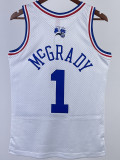 ALL-STAR McGRADY #1 White Top Quality Hot Pressing NBA Jersey