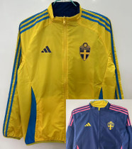 25-26 Sweden Yellow & Royal blue Double Sided Windbreaker (双面风衣)