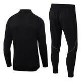 25-26 Lyon Black Half Pull Tracksuit (半拉链)