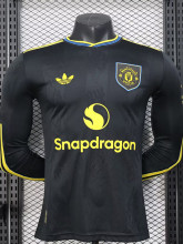 25-26 Man Utd Third Long Sleeve Player Version Soccer Jersey (长袖球员)