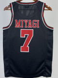 2023 SHOHOKU MIYAGI #7 Black Top Quality Hot Pressing NBA Jersey (带标）