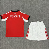 25-26 Benfica Home Kids Soccer Jersey