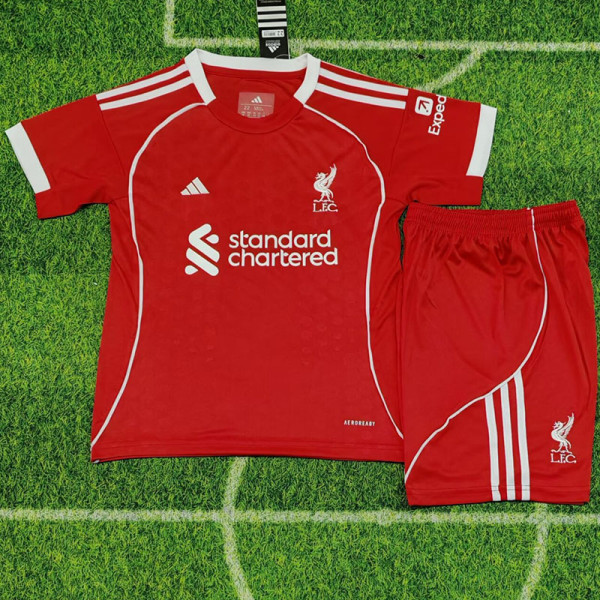 25-26 LIV Red Kids Soccer Jersey