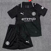25-26 Man City Away Kids Soccer Jersey