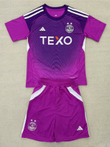 25-26 Aberdeen Purple Goalkeeper Kids Soccer Jersey