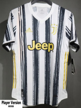 2020-2021 JUV Home Player Version 球员 Retro Soccer Jersey