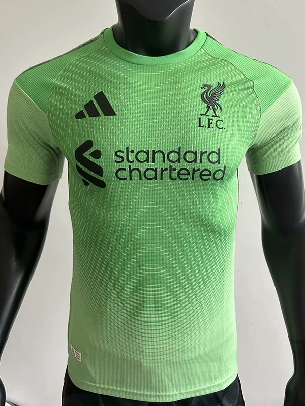25-26 LIV Green Goalkeeper Player Version Soccer Jersey