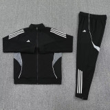 2025 AD Black Jacket Tracksuit #2319