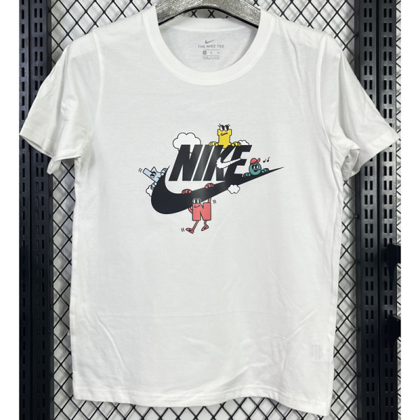T130 NK White High Quality Casual T-Shirt