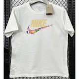 T205 NK White High Quality Casual T-Shirt