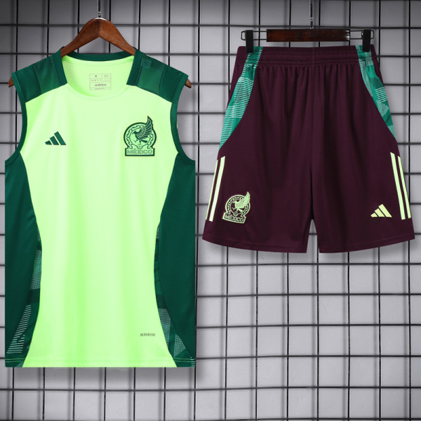 24-25 Mexico Green Tank top and shorts suit