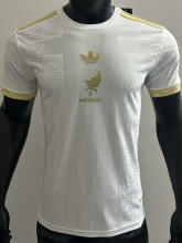 25-26 Mexico Gold Cup White Player Version Soccer Jersey