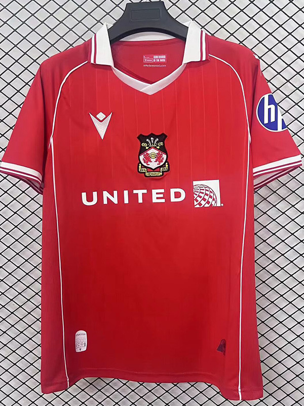 25-26 Wrexham FC Home Fans Soccer Jersey
