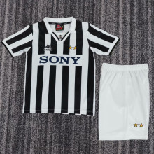 1995-1997 JUV Home Kids Retro Soccer Jersey