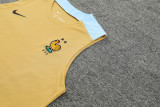 24-25 France Yellow Tank top and shorts suit
