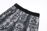C2448 Jordan Black Casual Short Pants #蛇纹迷彩
