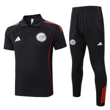 25-26 Ajax Black Polo Tracksuit #C2565