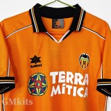 1999-2000 Valencia Away Retro Soccer Jersey