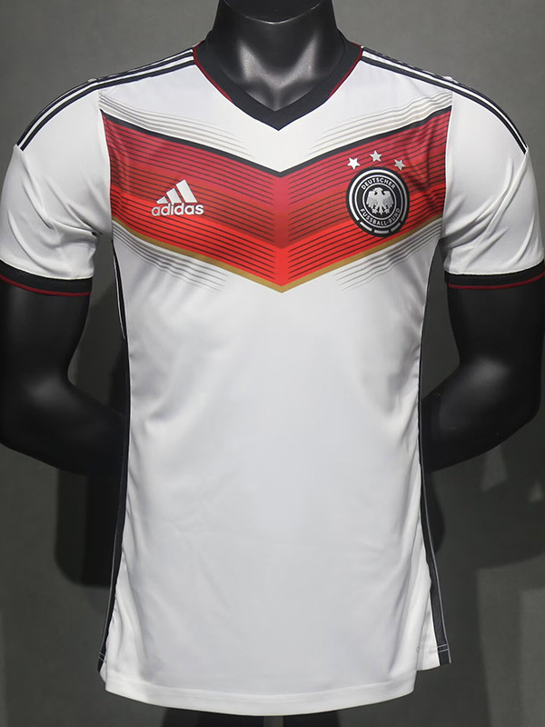 2014 Germany Home Player Version 球员 Retro Soccer Jersey (3 星)