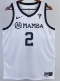 2023 LAKERS GIGI #2 White MAMBA Top Quality Hot Pressing NBA Jersey