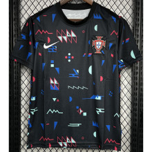 24-25 Portugal Black Training Shirts