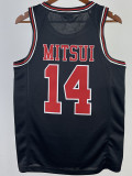 2023 SHOHOKU MITSUI #14 Black Top Quality Hot Pressing NBA Jersey (带标）