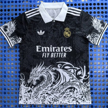 25-26 RMA Black Polo Short Sleeve (三叶龙)有领