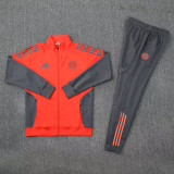 25-26 Bayern Orange Jacket Tracksuit