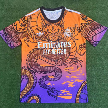 24-25 RMA Purple Orange Special Edition Training Shirts (三叶草)