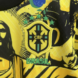 24-25 Brazil Yellow Special Edition Kids Soccer Jersey (耶稣黄色)