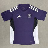 25-26 Man Utd Purple Fans Training shirts