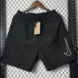 D976 NK Black Casual Short Pants
