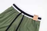 A2502 Jordan Green Casual Short Pants #橄榄绿