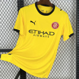 25-26 Girona Away Fans Soccer Jersey