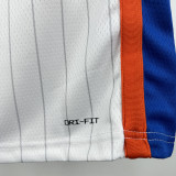 24-25 KNICKS CLARKSON #00 White City Edition Top Quality Hot Pressing NBA Jersey
