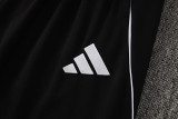 2025 AD Grey Half Pull Tracksuit (半拉链)