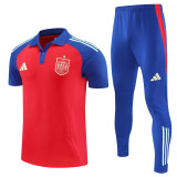 25-26 Spain Red Polo Tracksuit