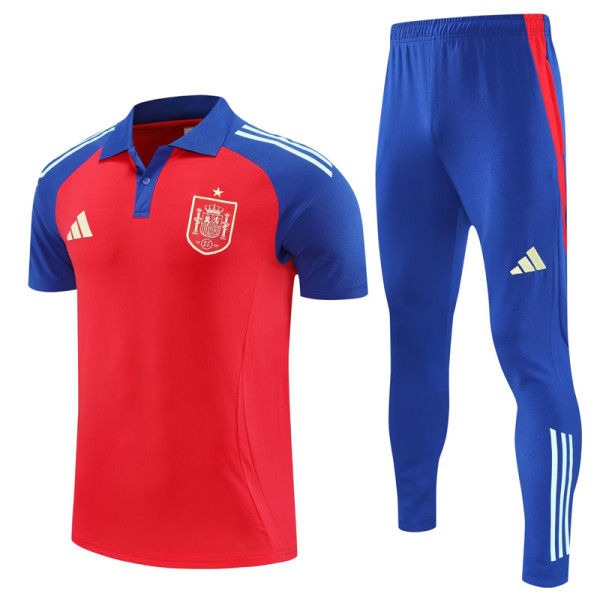 25-26 Spain Red Polo Tracksuit