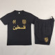 24-25 Palestina FC Black Anniversary Edition Kids Soccer Jersey (金色广告)