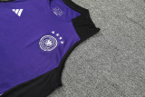 24-25 Germany Purple Black Tank top and shorts suit