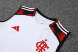 25-26 Flamengo White Tank top and shorts suit #D2560