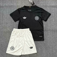 25-26 Germany 125th Anniversary Black Kids Soccer Jersey